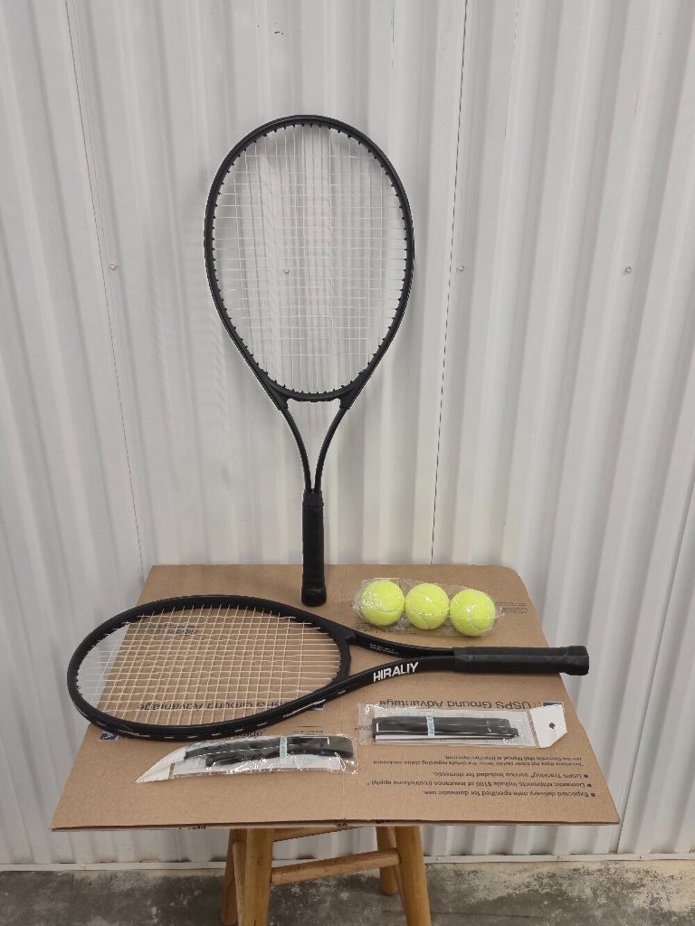 HIRALIY Tennis Rackets 2 Pack for Adults Beginners 27 Inch Lightweight Aluminum